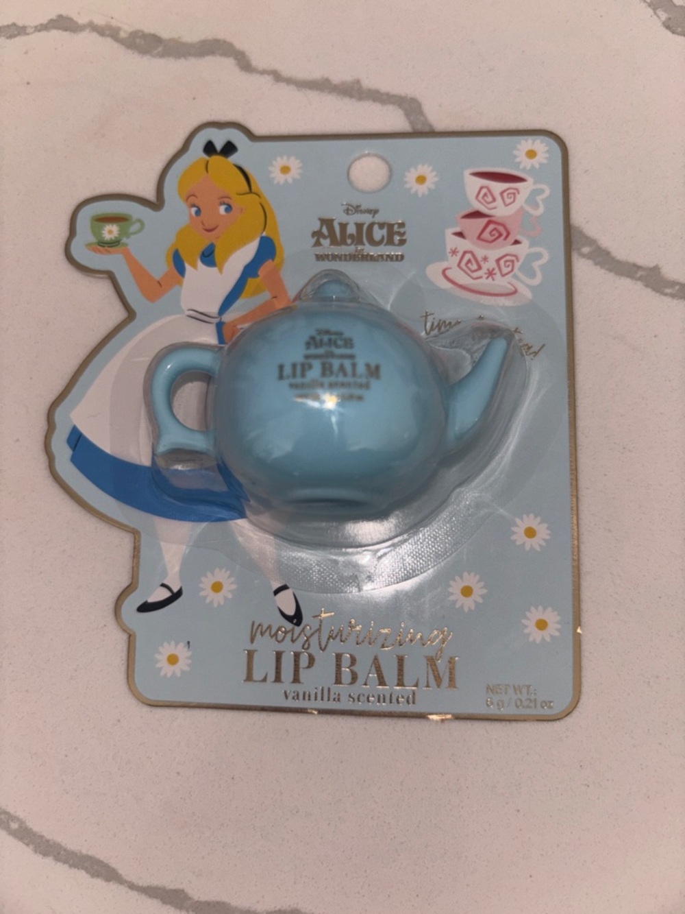 Disney Alice in Wonderland Teapot Lip Balm - Vanilla Scented ❤️